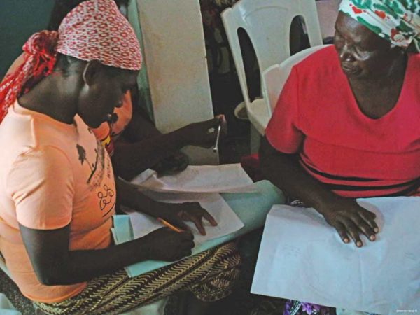 women collaborating at a workshop